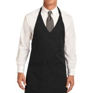 a704 easy care tuxedo apron with stain release