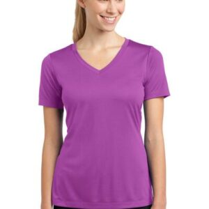 lst353 v neck women posicharge polyester