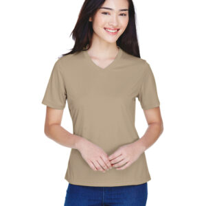 tt11w women v neck performance polyester